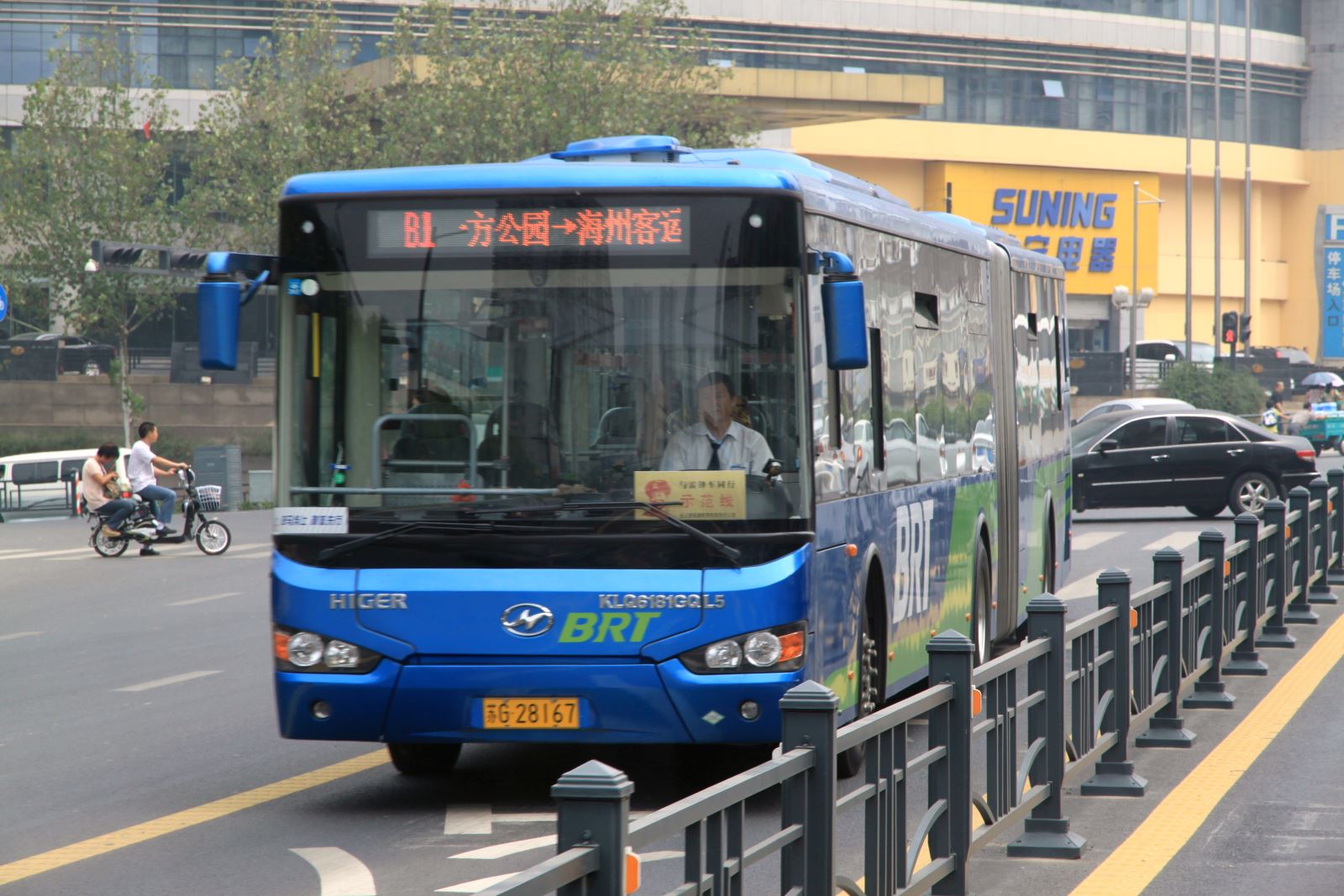 你發(fā)現(xiàn)了嗎？連云港的清潔能源公交車越來越多了！