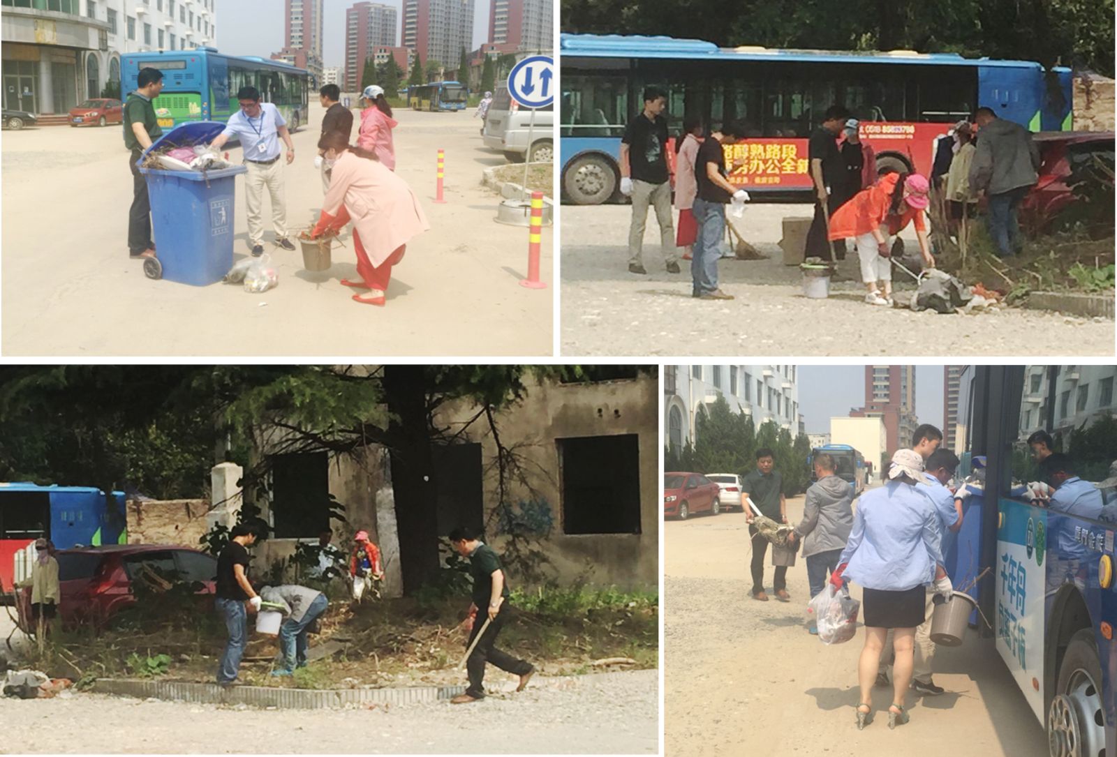 公交新浦公司黨支部開展“迎七一，共創(chuàng)國家衛(wèi)生城市”活動(dòng)